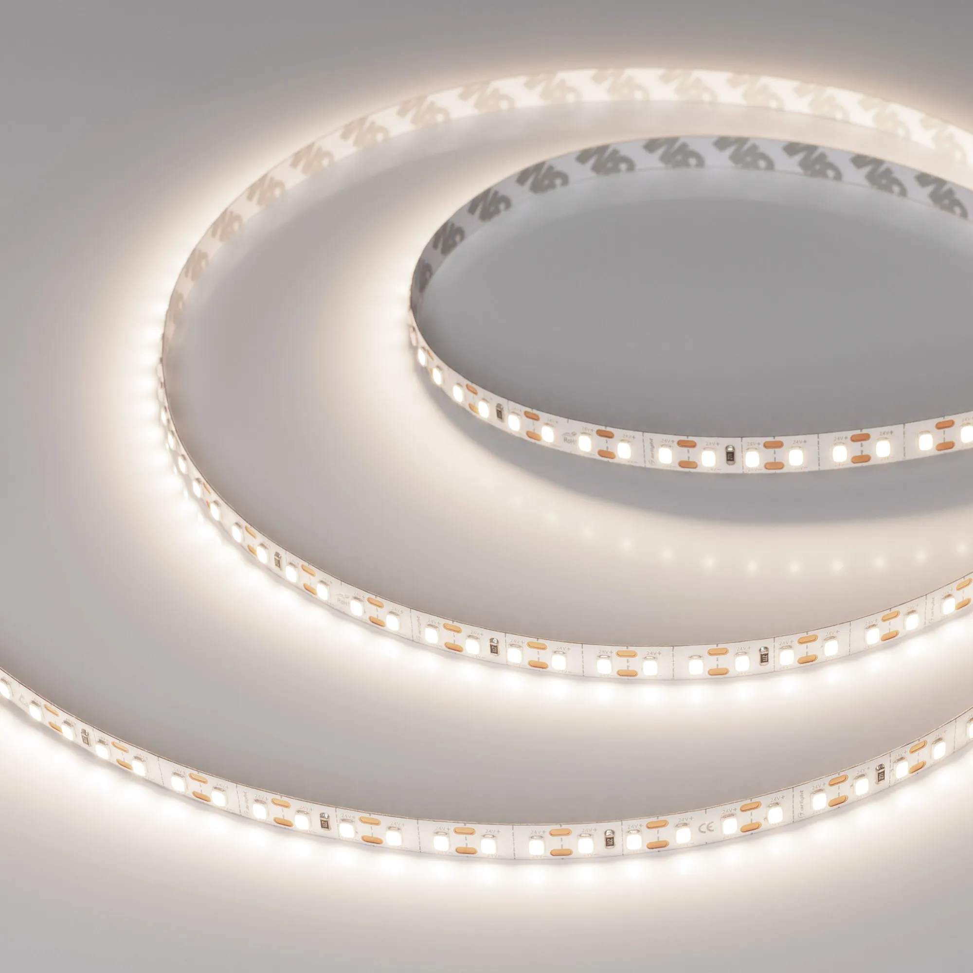 Лента FC-A120-8mm 24V Day4000-CX1 (5 W/m, IP20, 5m) (Arlight, резка 1 светодиод) - изображение товара