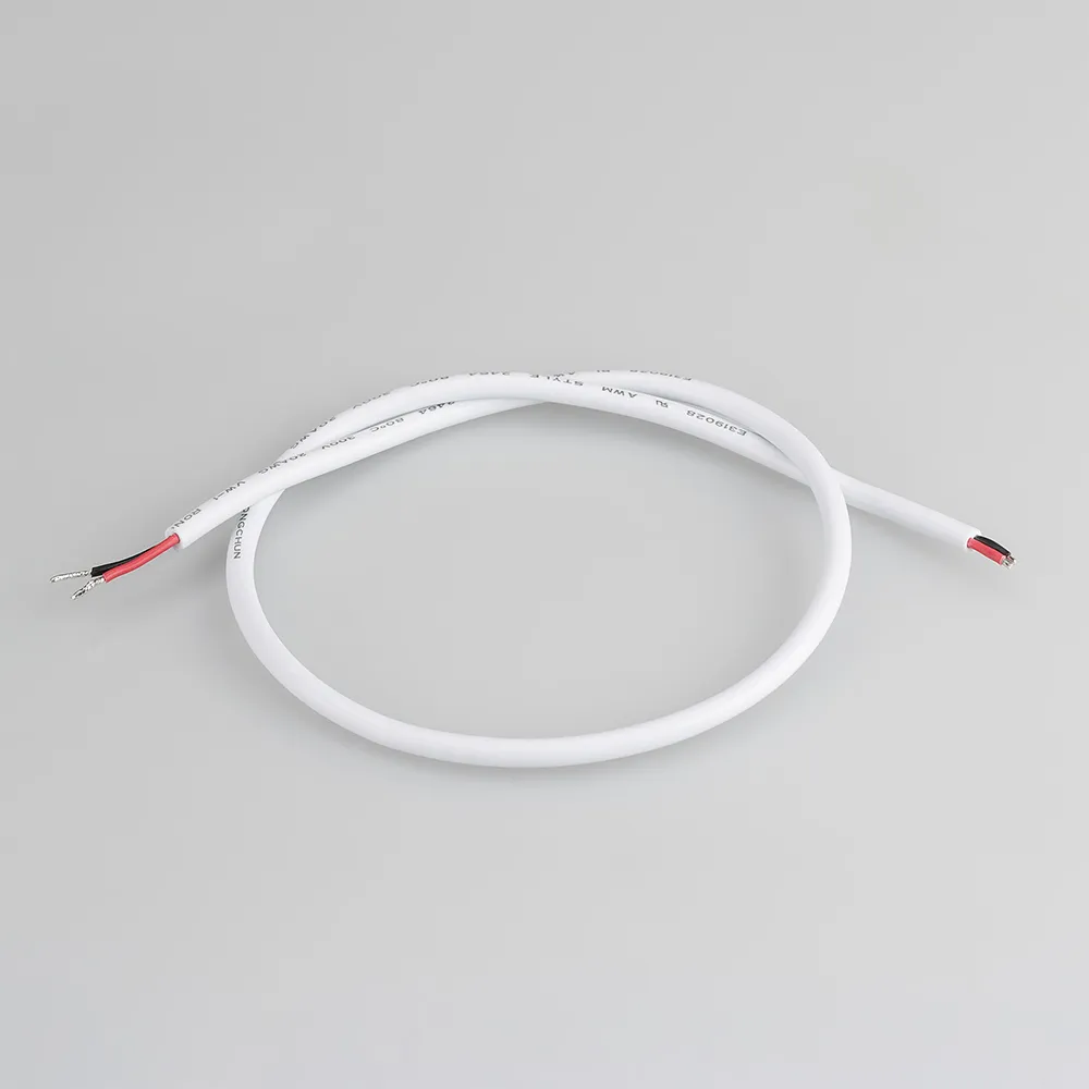 Провод питания ARL-MOONLIGHT-20AWG-2W-D4.5-CU-500 White (Arlight, Закрытый)