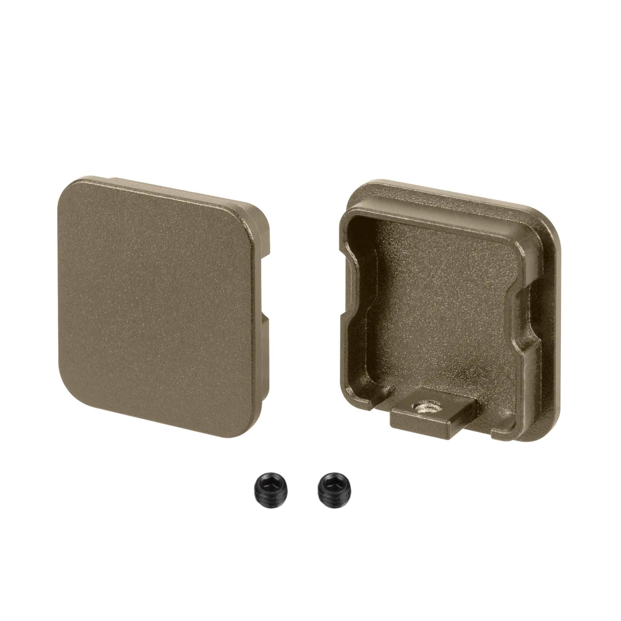 Заглушка LINE-D-3030 SQUARE OLIVE GREY (Arlight, Металл)