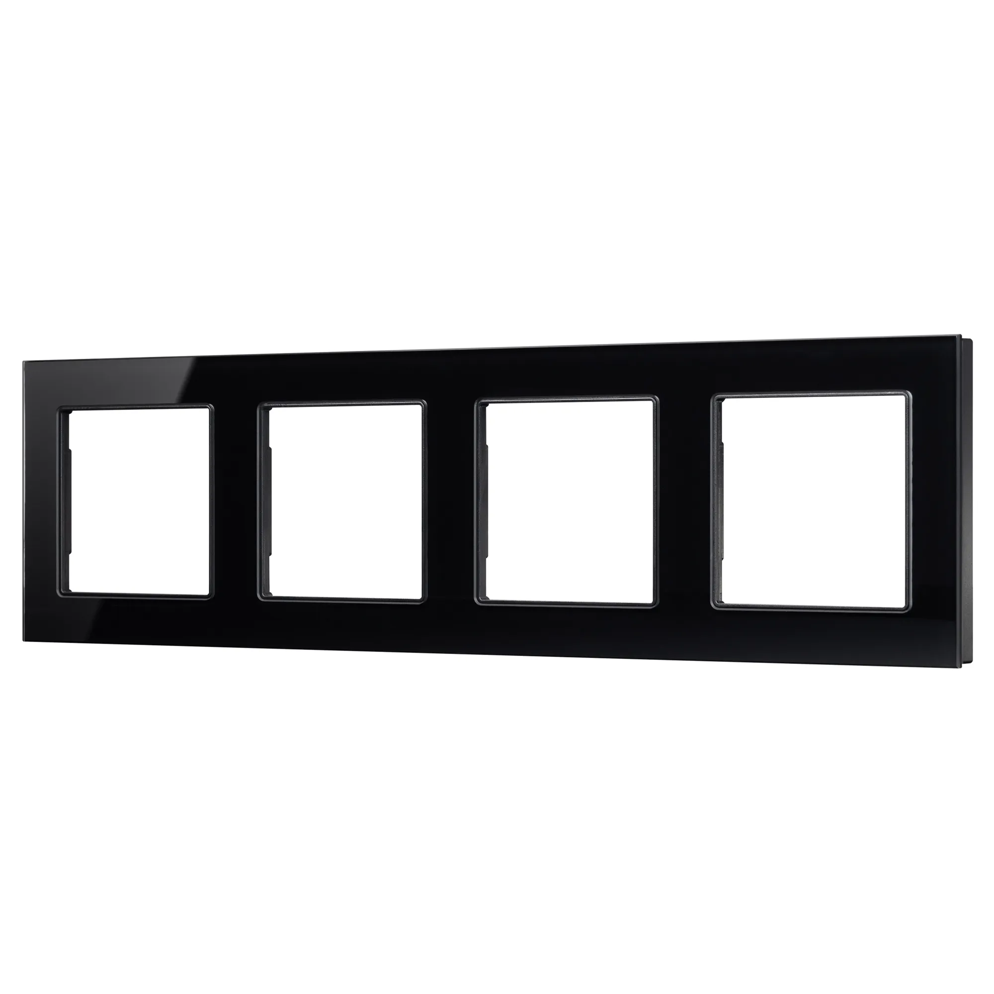 Рамка стеклянная FRM-GLARE-GS-4-BK (Arlight, -)