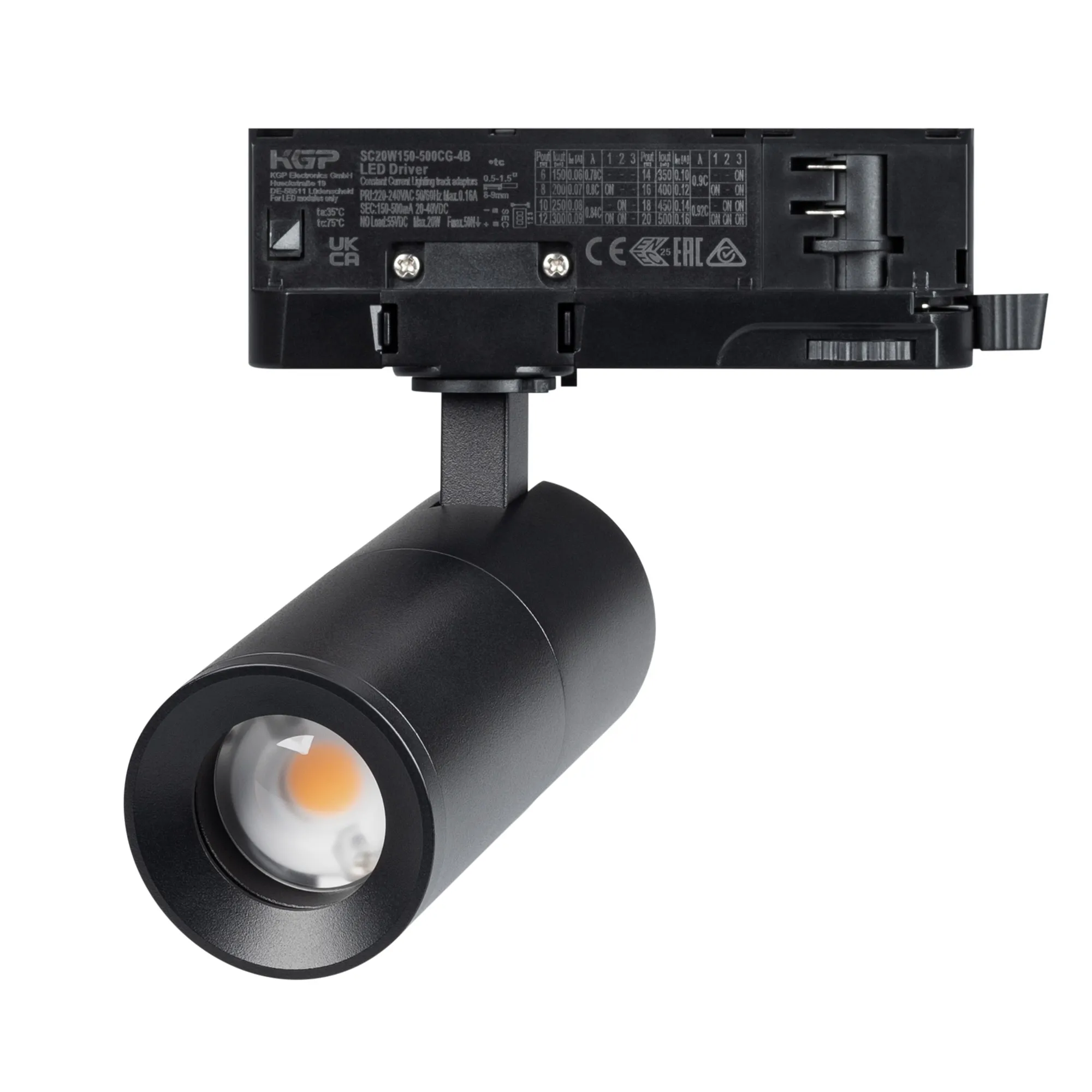 Светильник LGD-ARTEMIS-TRACK-4TR-R55-12W Warm3000 (BK, 8-80 deg, 230V) (Arlight, IP20 Металл, 5 лет)