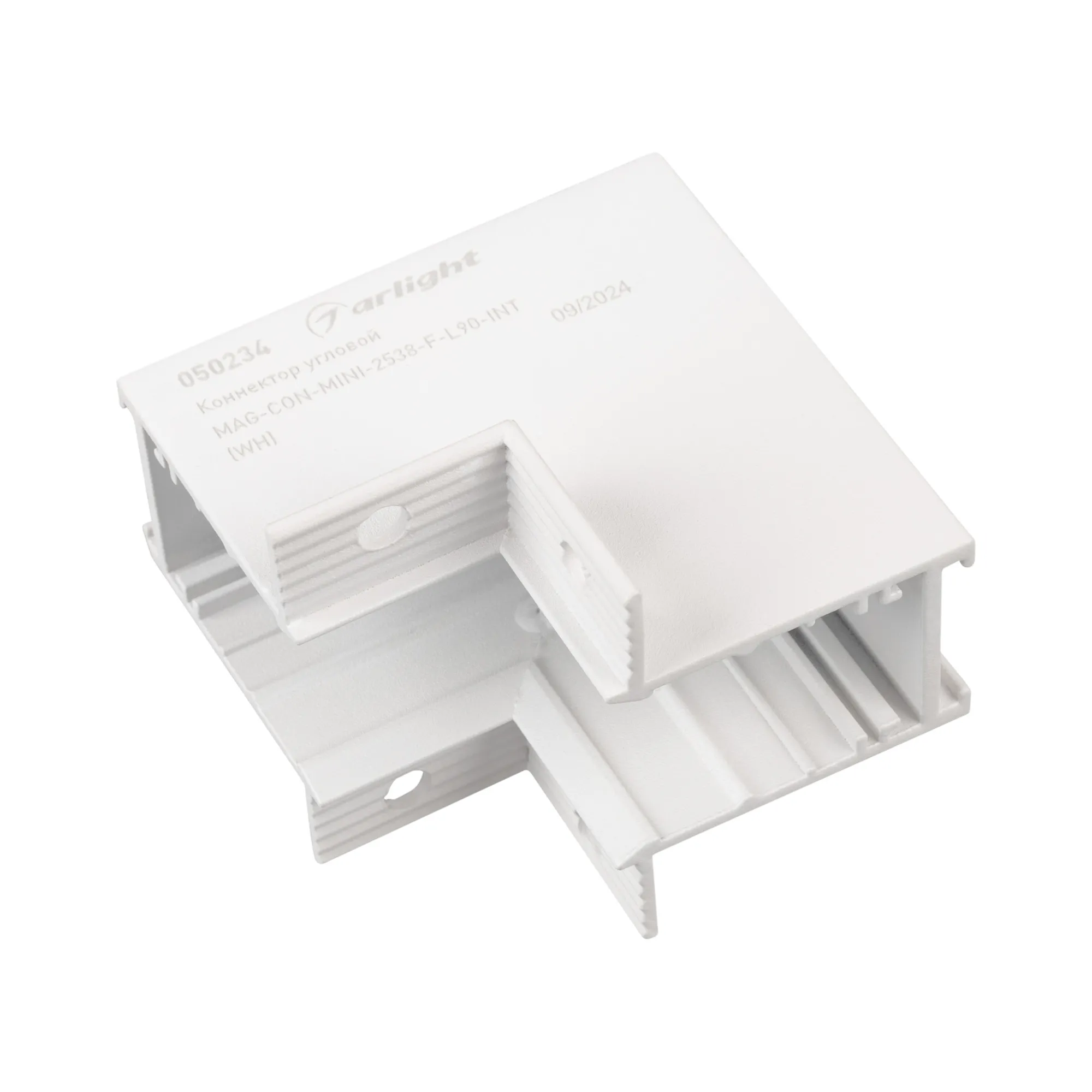 Коннектор угловой MAG-CON-MINI-2538-F-L90-INT (WH) (Arlight, IP20 Металл, 3 года) - изображение товара
