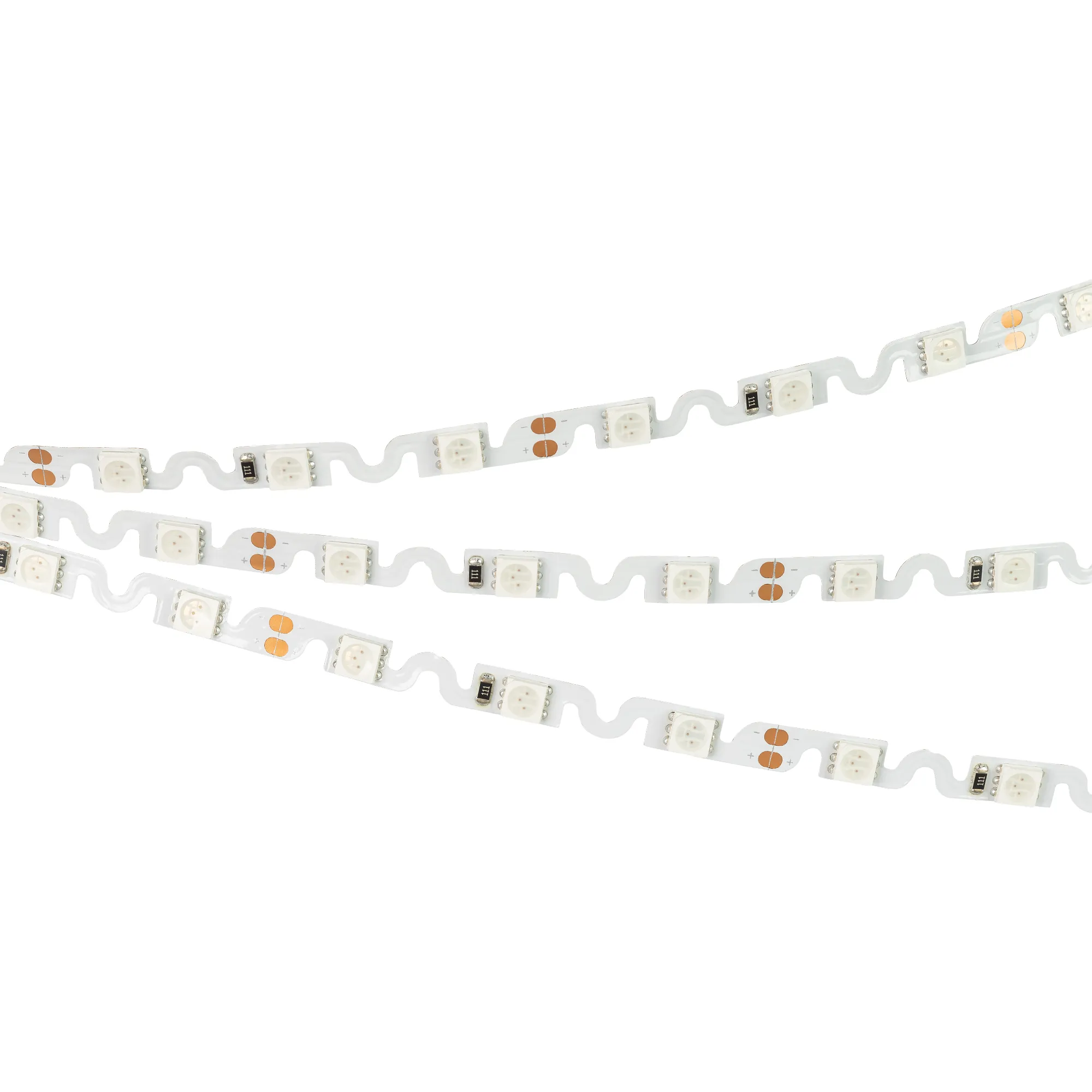 Лента светодиодная RZ 2-5000 12V Yellow 2x (5060, 240 LED, Wave) (Arlight, 11.5 Вт/м, IP20)