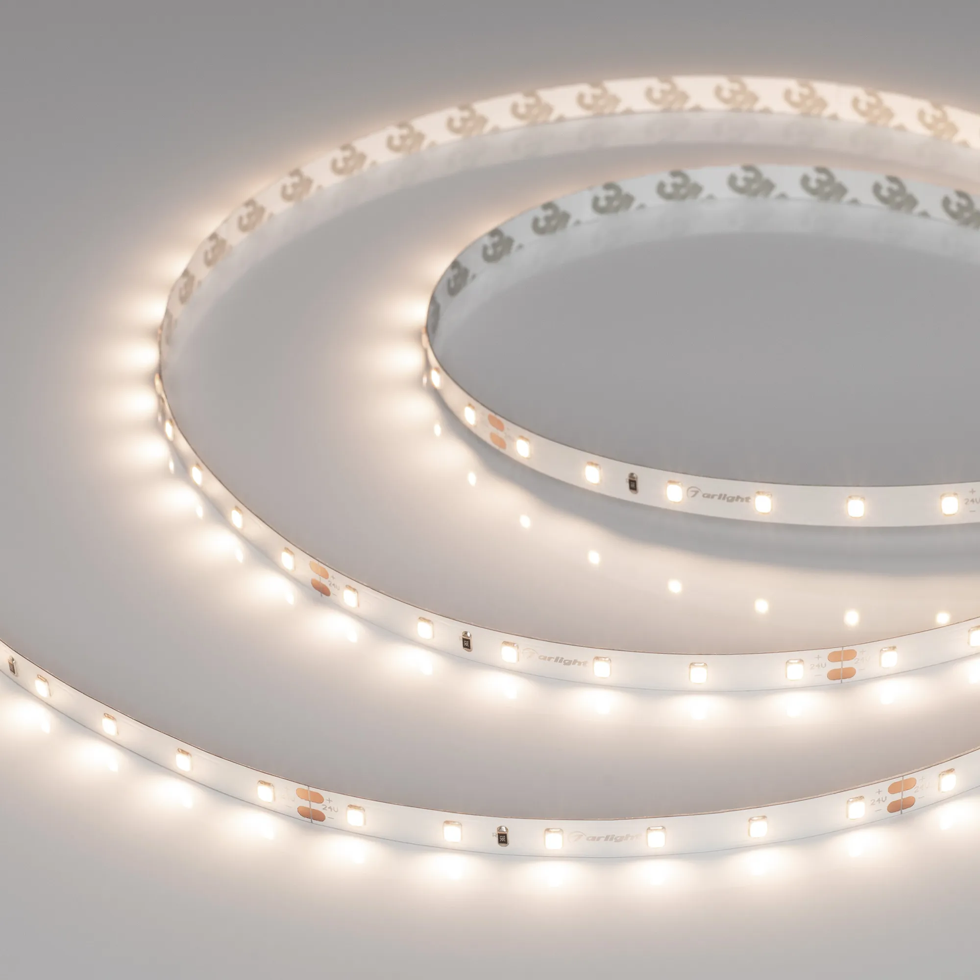 Лента светодиодная UL-A60-8mm 24V Warm3500 (4.8 W/m, IP20, 5m) (Arlight, 7 лет) - изображение товара