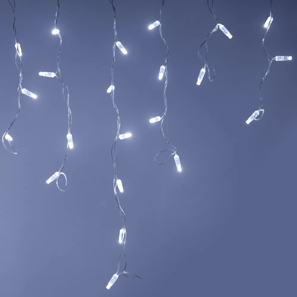 Светодиодная гирлянда ARD-EDGE-CLASSIC-2400x600-CLEAR-88LED-FLASH WHITE (230V, 6W) (Ardecoled, IP65) - изображение товара