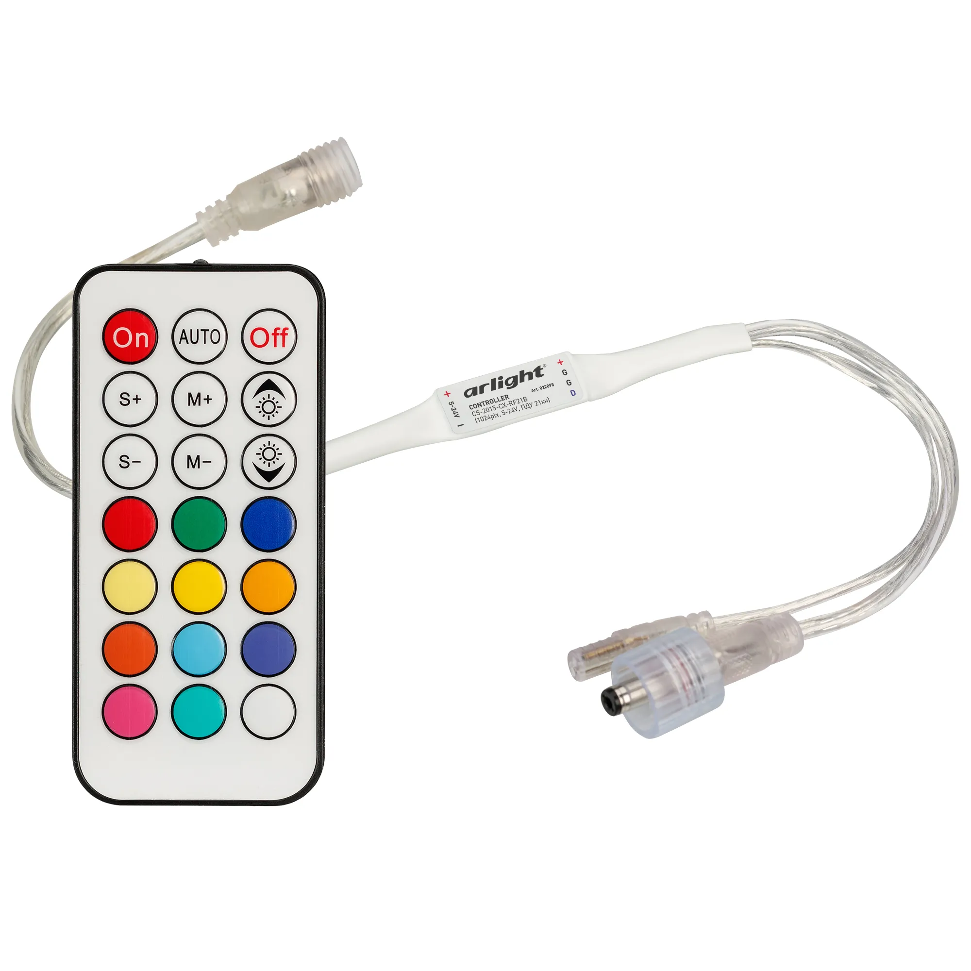 Контроллер CS-2015-CX-RF21B (1024pix, 5-24V, ПДУ 21кн) (Arlight, -) - изображение товара