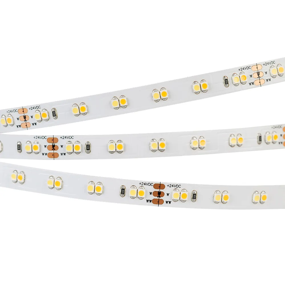 Лента светодиодная RT 6-5000 24V White-MIX 2x (3528, 120 LED/m, LUX) (Arlight, 9.6 Вт/м, IP20)