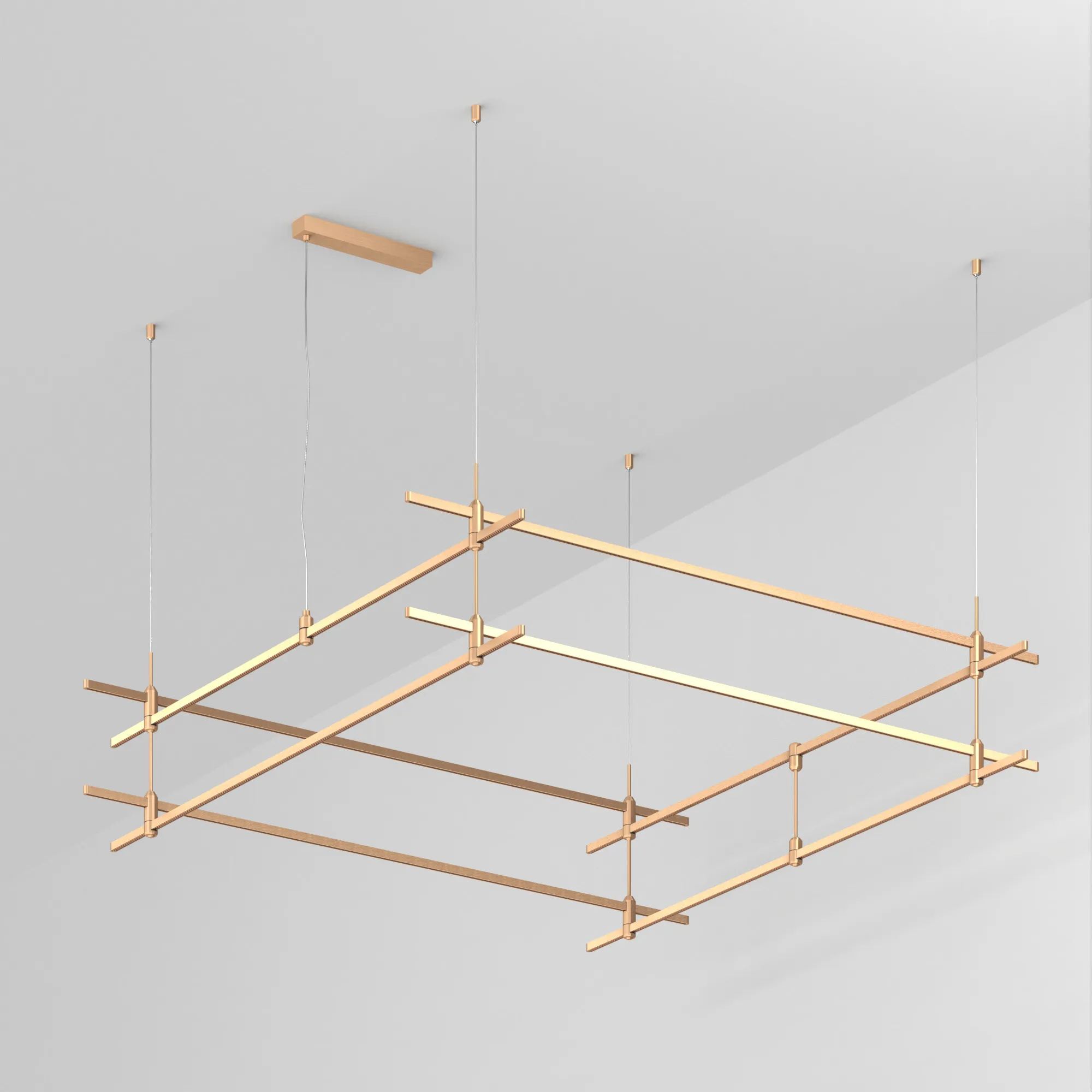 Трек ART-APRIORI-QUADRAT-2-HANG-2000x2000 (GD) (Arlight, IP20 Металл, 3 года) - изображение товара