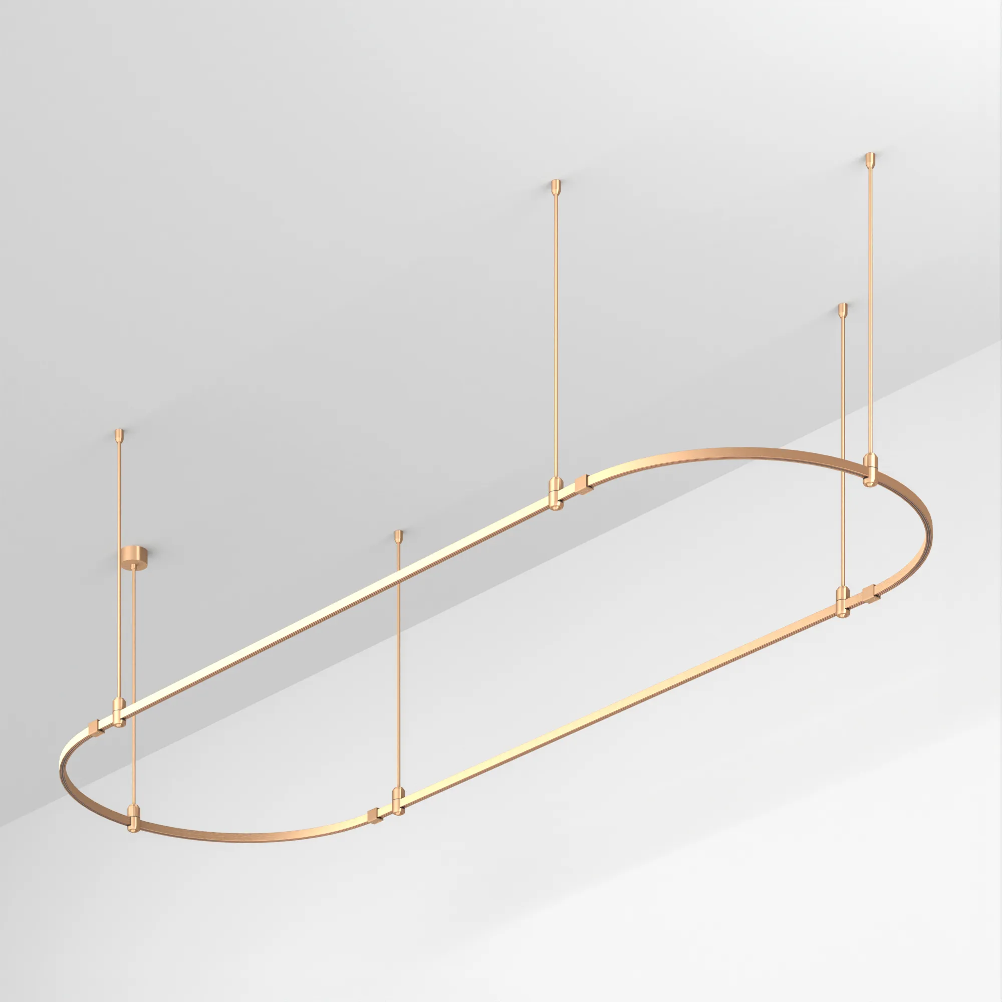 Трек ART-APRIORI-OVAL-ROD-800-3000x1000 (GD) (Arlight, IP20 Металл, 3 года) - изображение товара